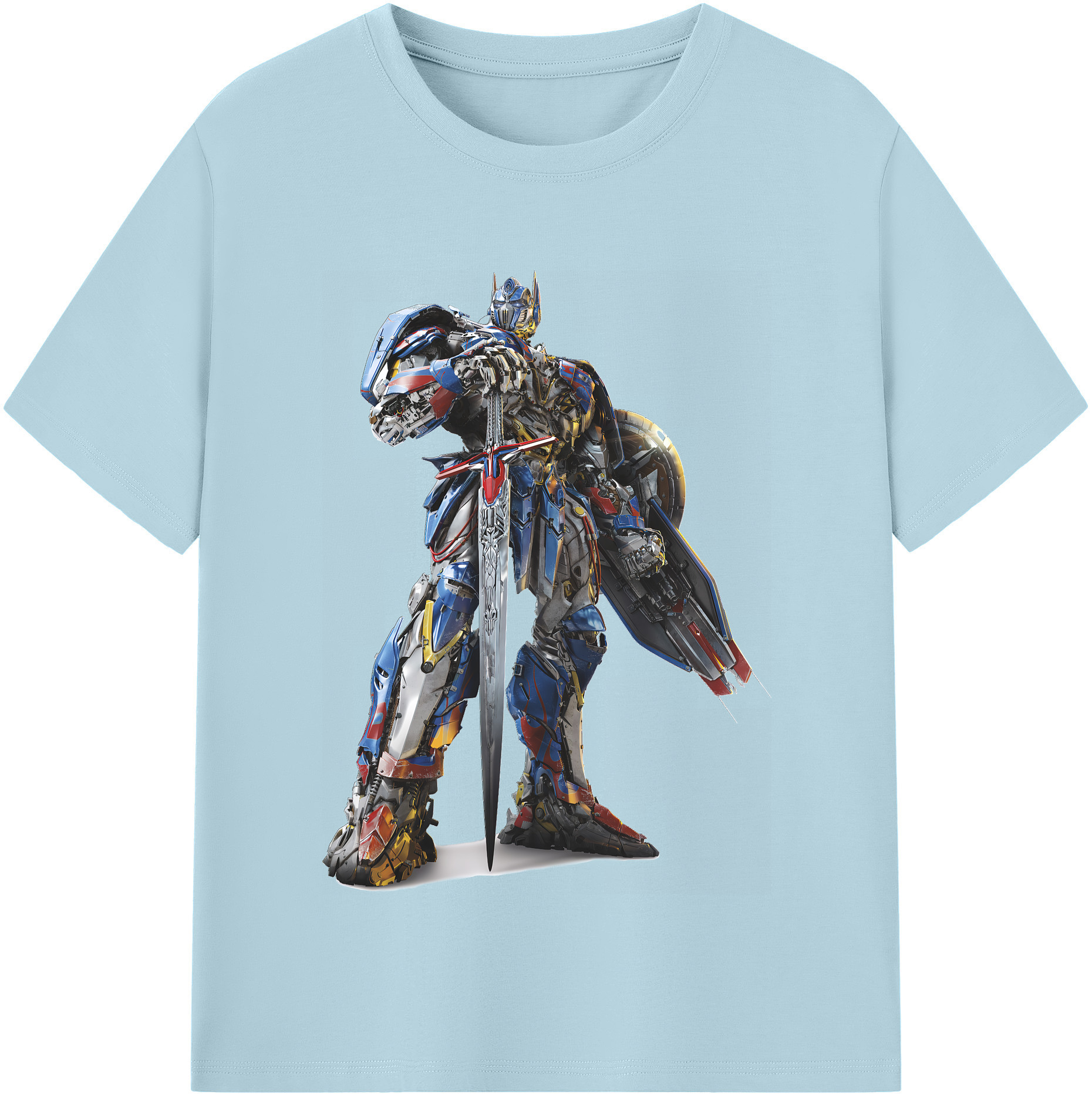 （画像用） Transformers トランスフォーマー 綿100％半袖Tシャツ（フロントプリント）